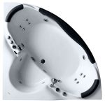 GEMY ванна акриловая 1550*1550*700 мм гидромассаж. смеситель
