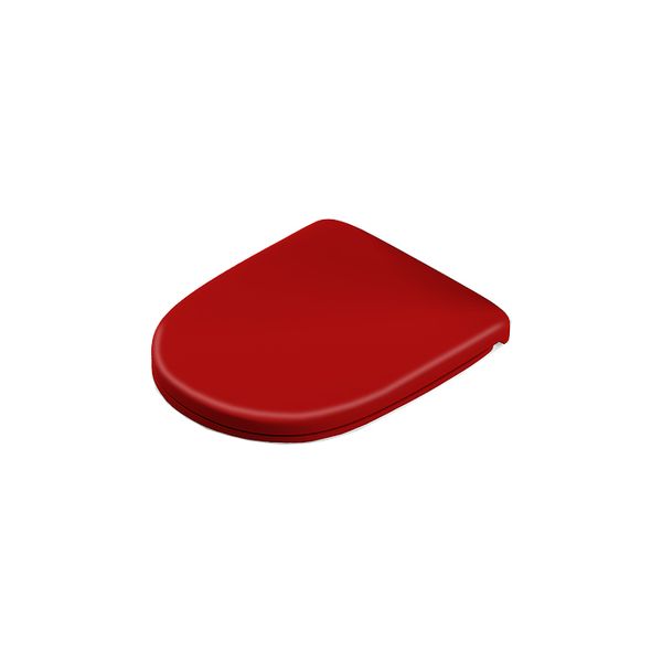 Сиденье микролифт AMALFI для унитаза Sanita Luxe Best красное, дюропласт
